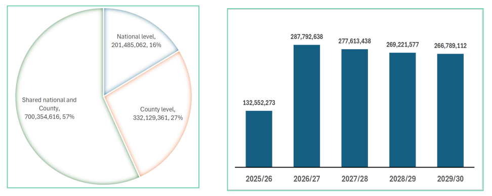 Implementation cost by level of government